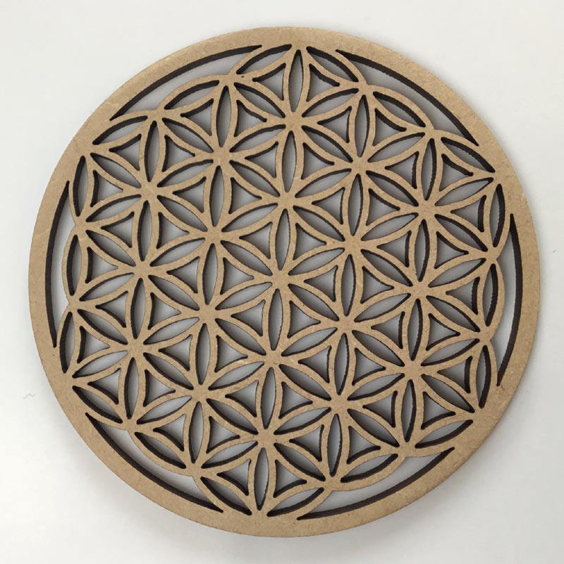 Fleur de vie en bois